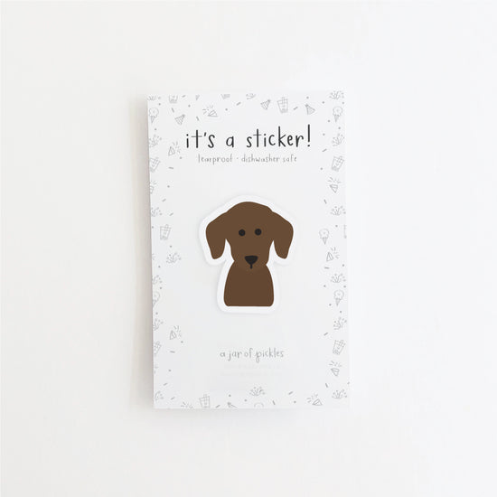 Dachshund Dog Vinyl Sticker