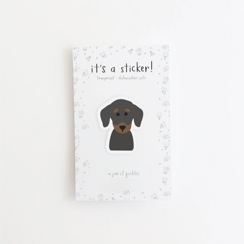 Dachshund Dog Vinyl Sticker