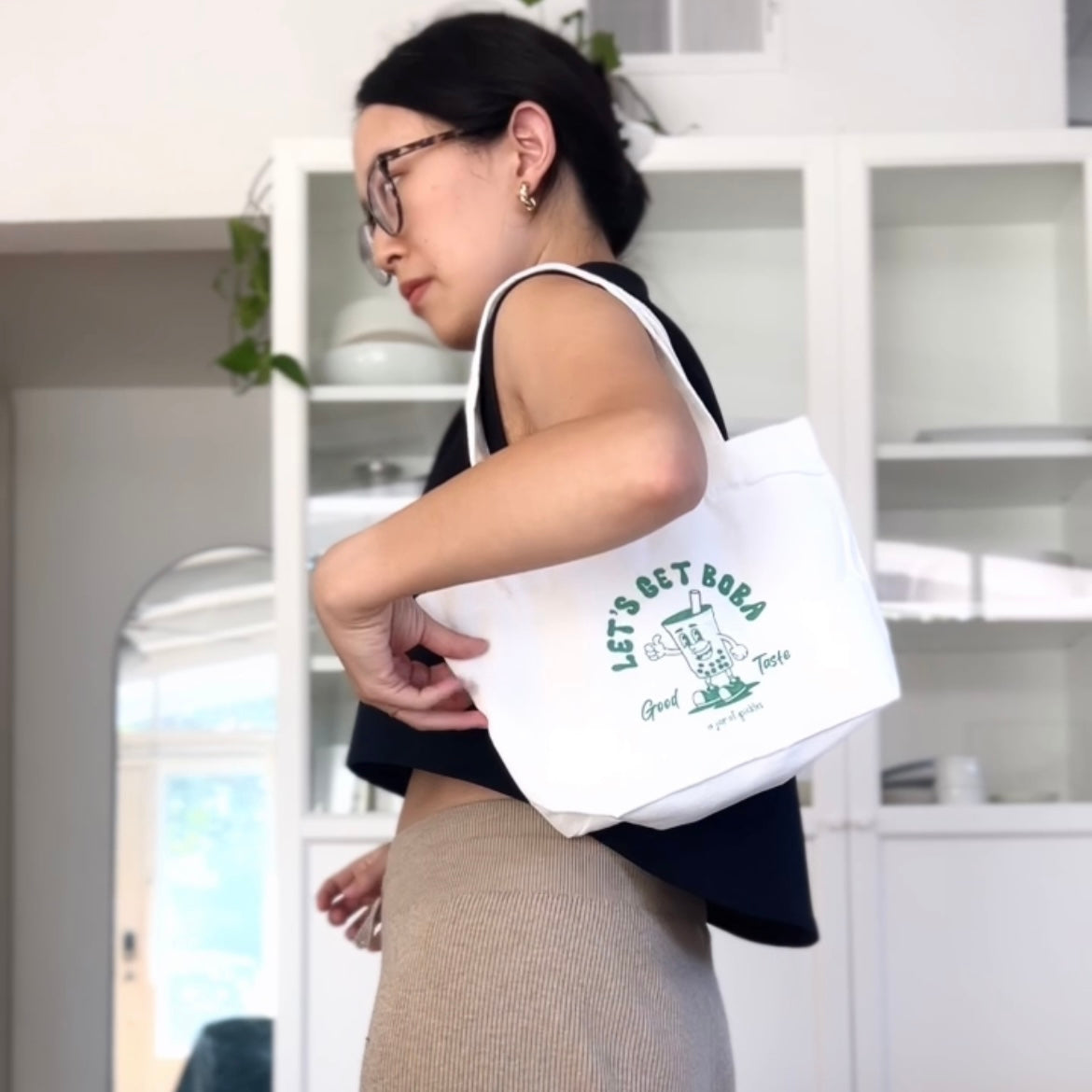 Let's Get Boba Mini Tote