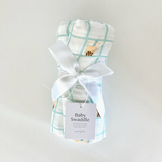 Boba Picnic Swaddle Blanket