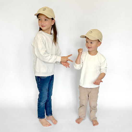 Boba Kids Embroidered Baseball Cap Khaki Little Kid