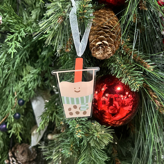 Boba Scarf Holiday Ornament