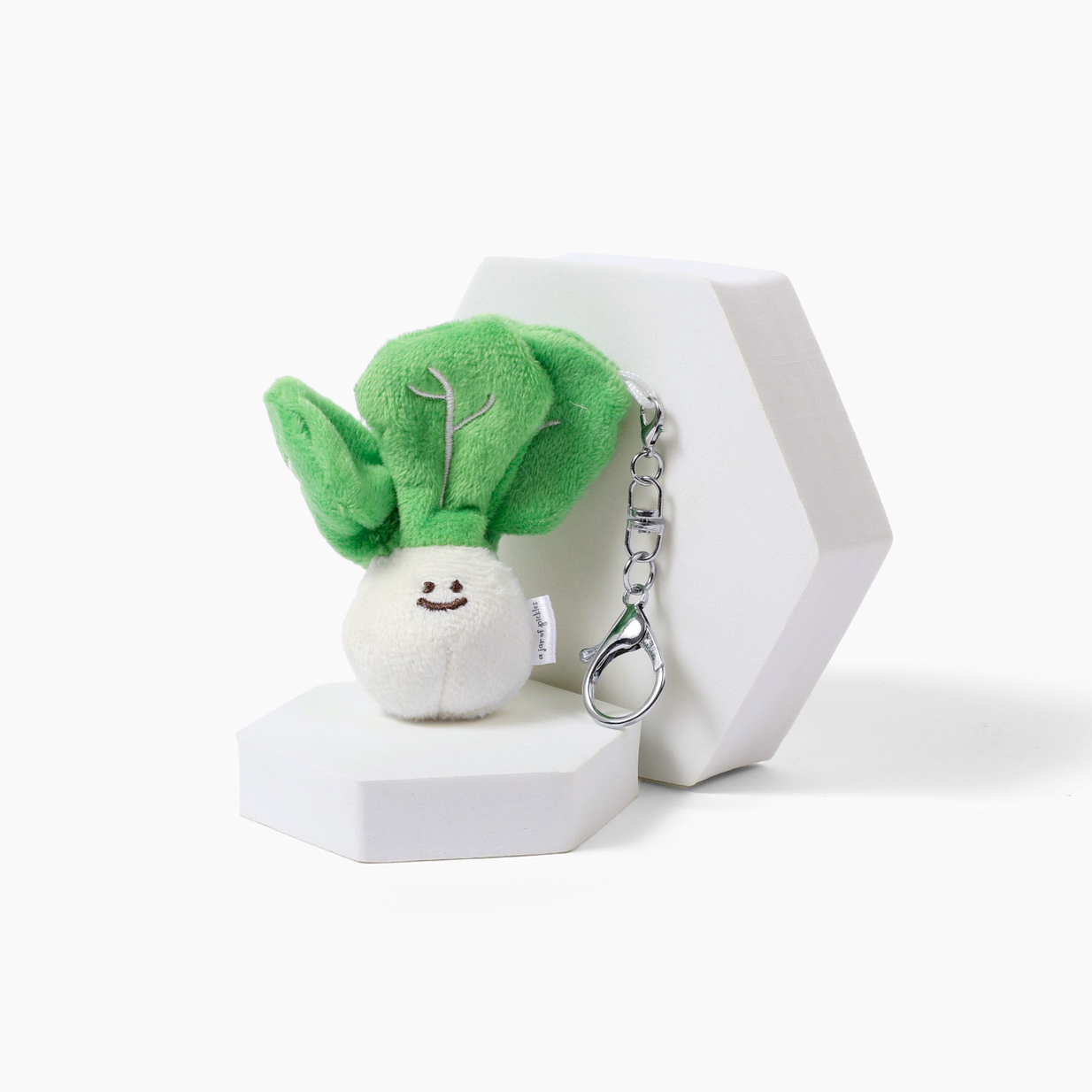 Mini Bok Choy Vegetable Plushie Keychain