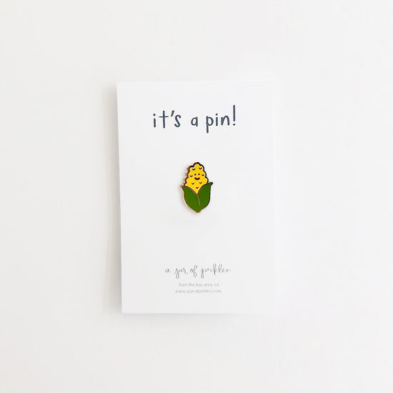 Corn Vegetable Pin