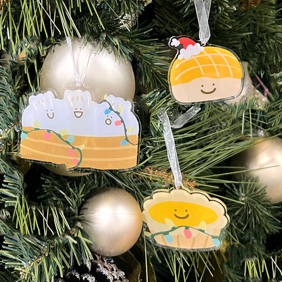 Dim Sum Holiday Ornament Set of 3