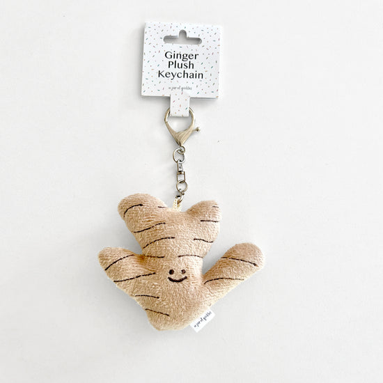 Mini Ginger Vegetable Plushie Keychain