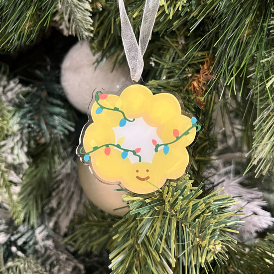 Lilikoi Mochi Donut Holiday Ornament