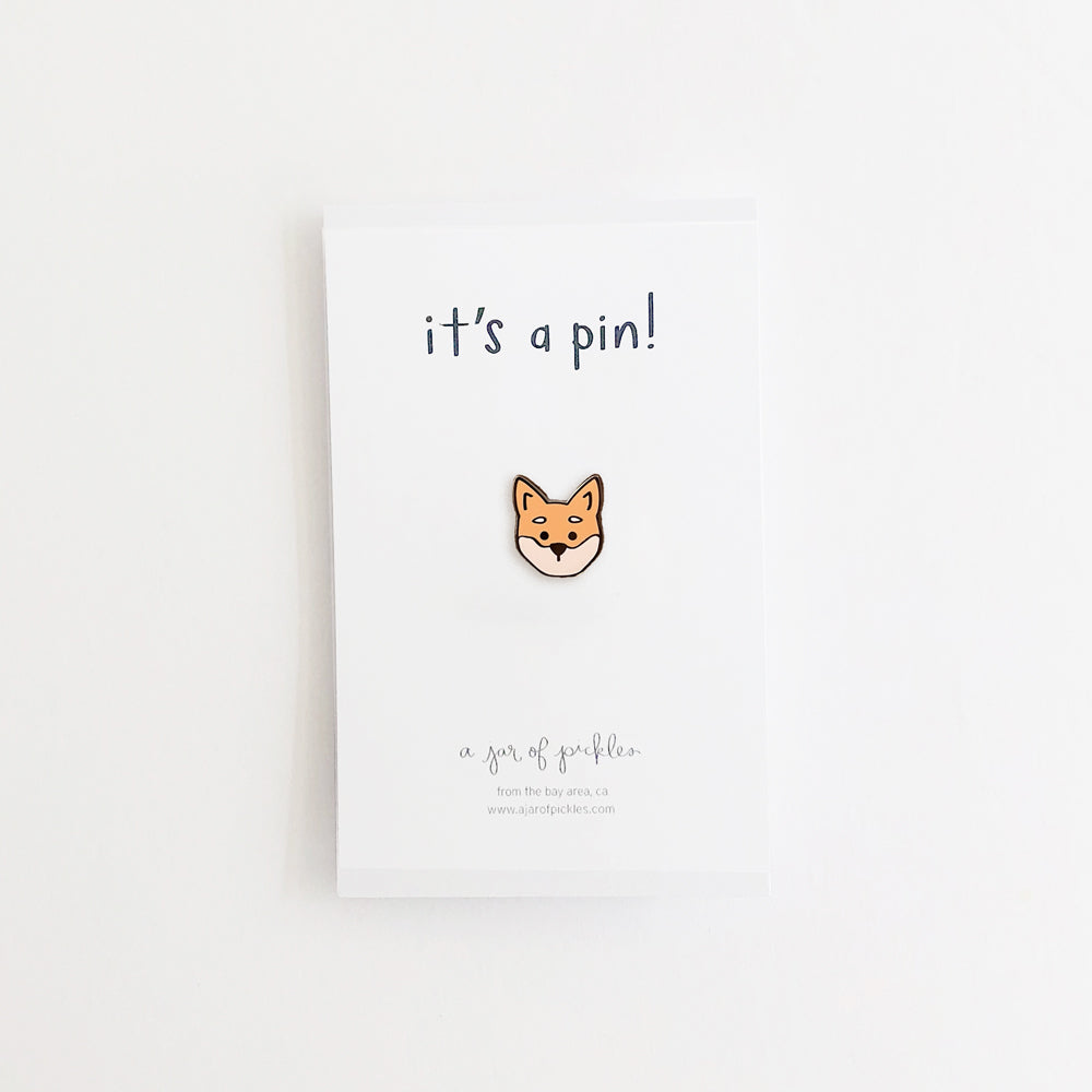 Shiba Inu Dog Pin