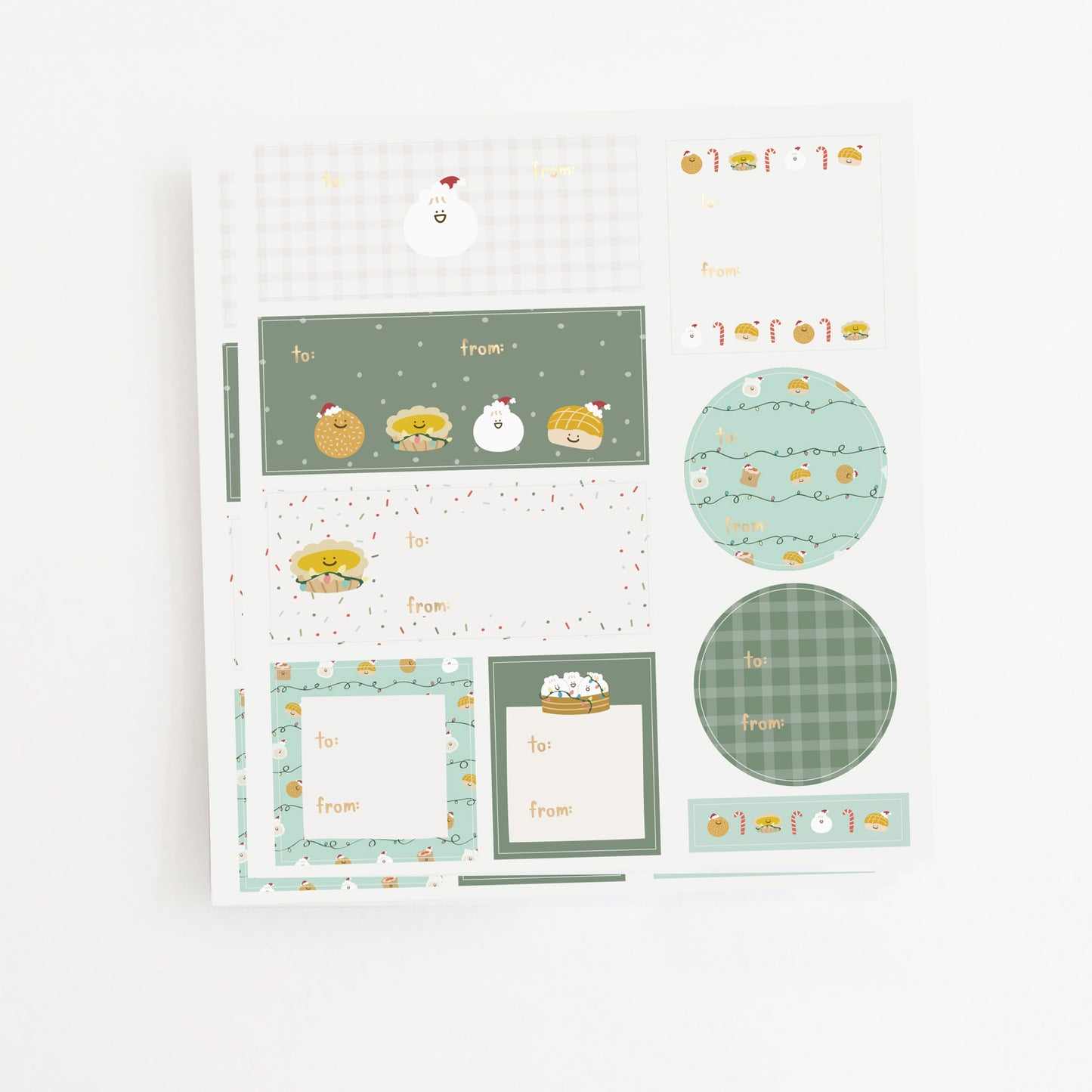 Mini Rice Clear Sticker Sheet – A Jar of Pickles